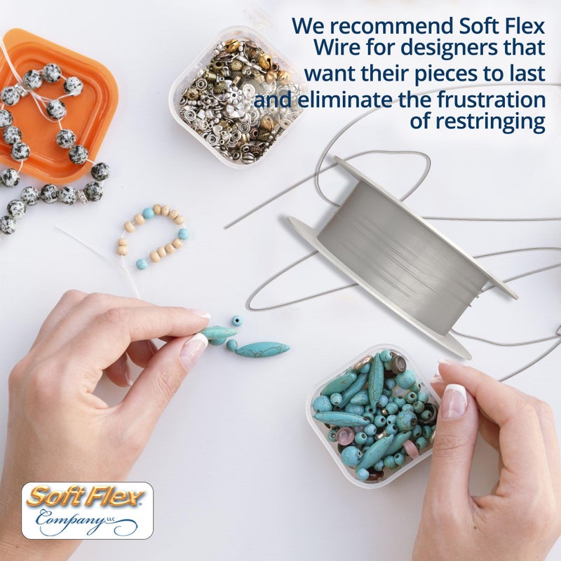 Soft Flex 49 Strand Beading Wire - Medium 0.19 Diameter - 30 Feet Nylon Design Wire - Image 3